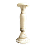 Column, alabaster saddle
