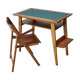 Vintage desk and school chair