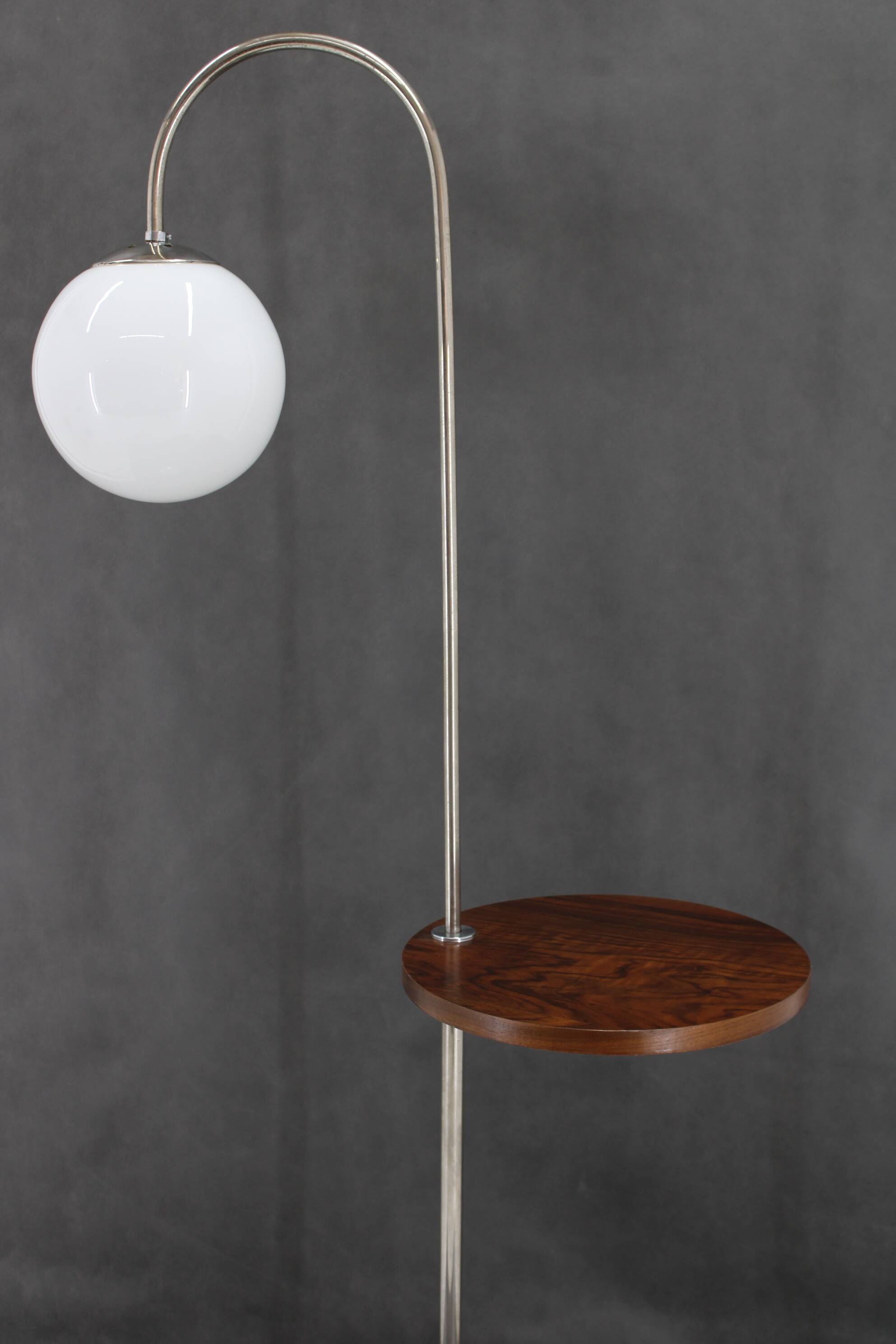 1930s Bauhaus Floor Lamp, Czechoslovakia