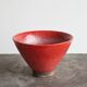Cracked "Sang de Boeuf" bowl, glazed, early 20th century