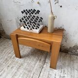 Solid elm bedside table Maison Regain