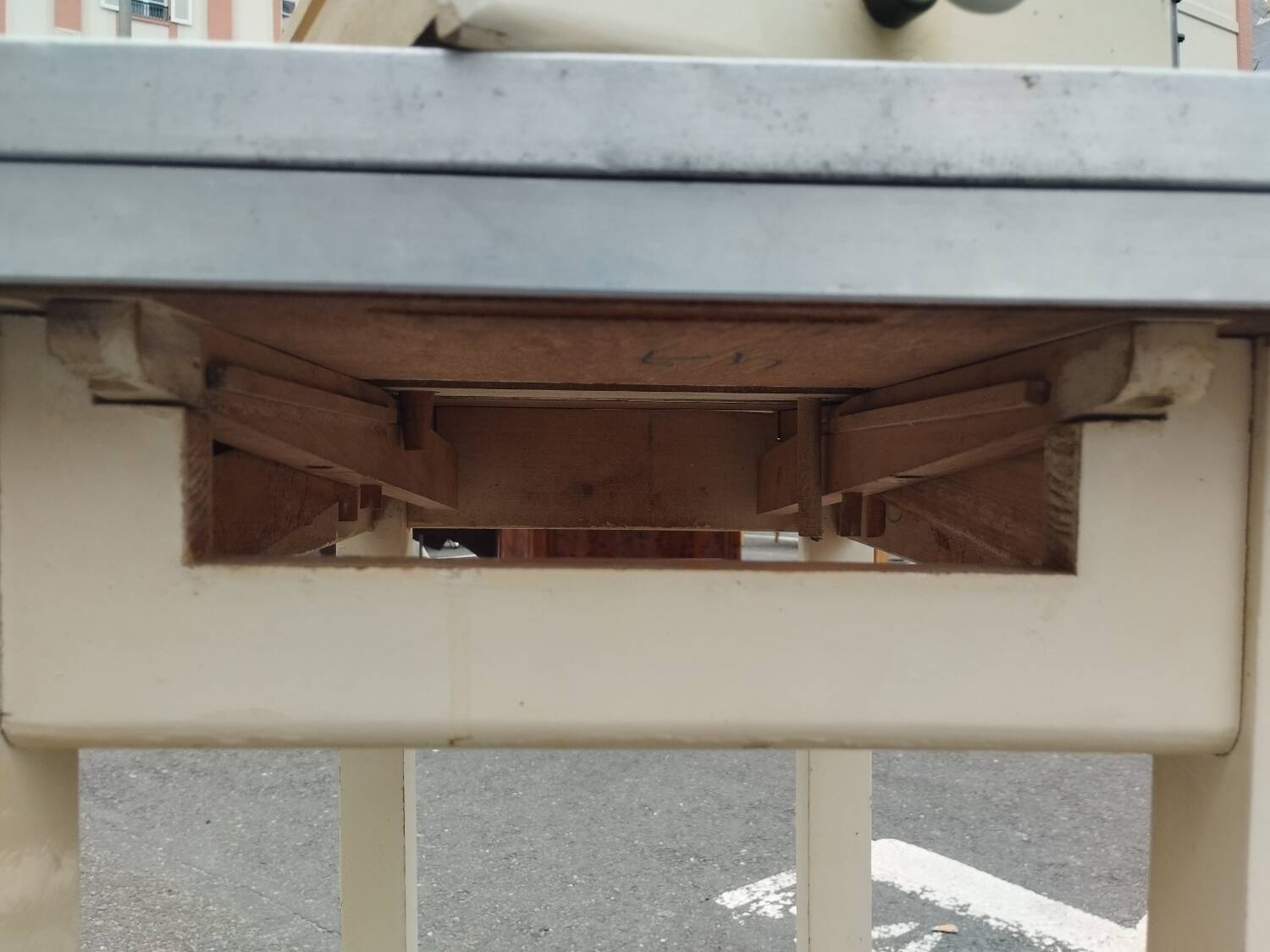 Antique vintage kitchen table