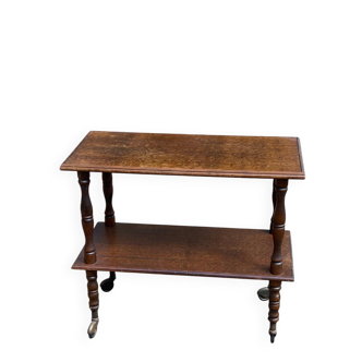 Vintage Louis XIV dessert table in solid wood