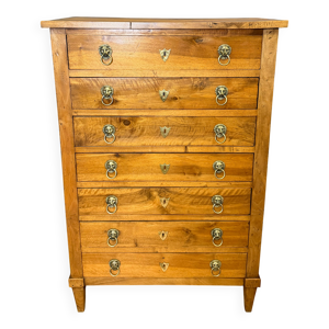 Semainier louis xvi en - noyer