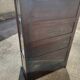 Petite vitrine bibliotheque a petits carreaux et marqueterie ancienne