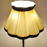 1950's floor lamp in mahogany and brass