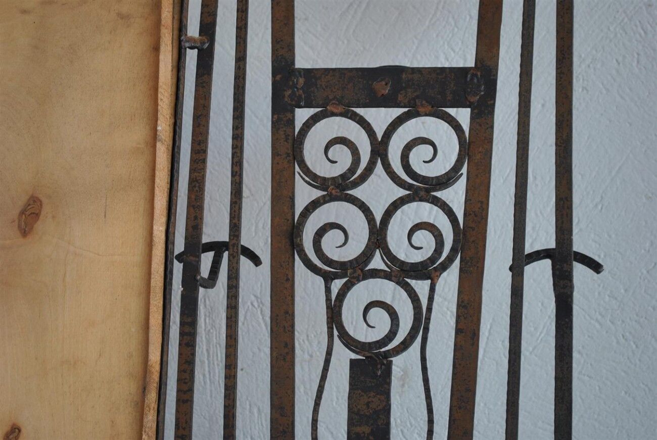 Mirror coat racks in wrought iron 1930 style Art deco