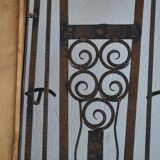 Mirror coat racks in wrought iron 1930 style Art deco