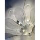 Contemporary Modern Flower  Glass Flush Mount