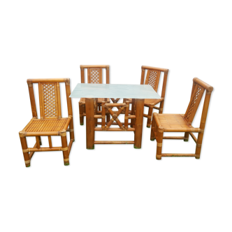 Bamboo garden set