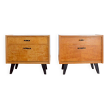 Pair of vintage 1960s bedside tables