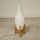 Lampe de table Drevo Humpolec opaline verte type 107/S