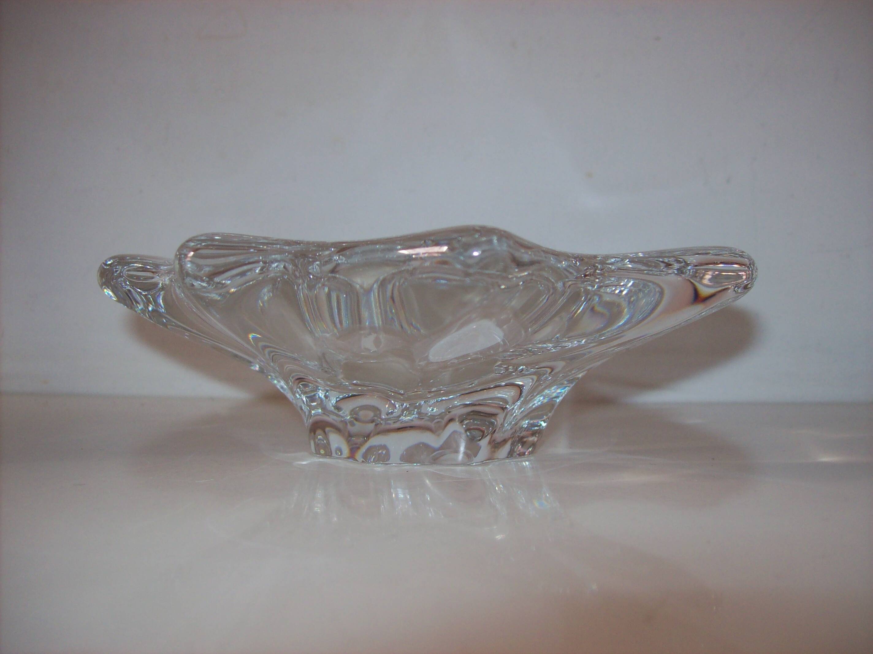 Baccarat crystal pocket tray