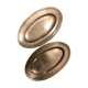 2 plats métal argenté anglais