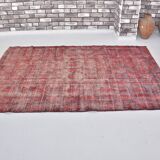 Red Turkish Oushak Rug sku 1502