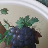 Plateau ovale motifs fruits