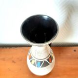 Graphic ceramic vase, West Germany, circa 1970