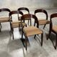 Set of 6 "Gondole" chairs by Baumann from the 1960s.