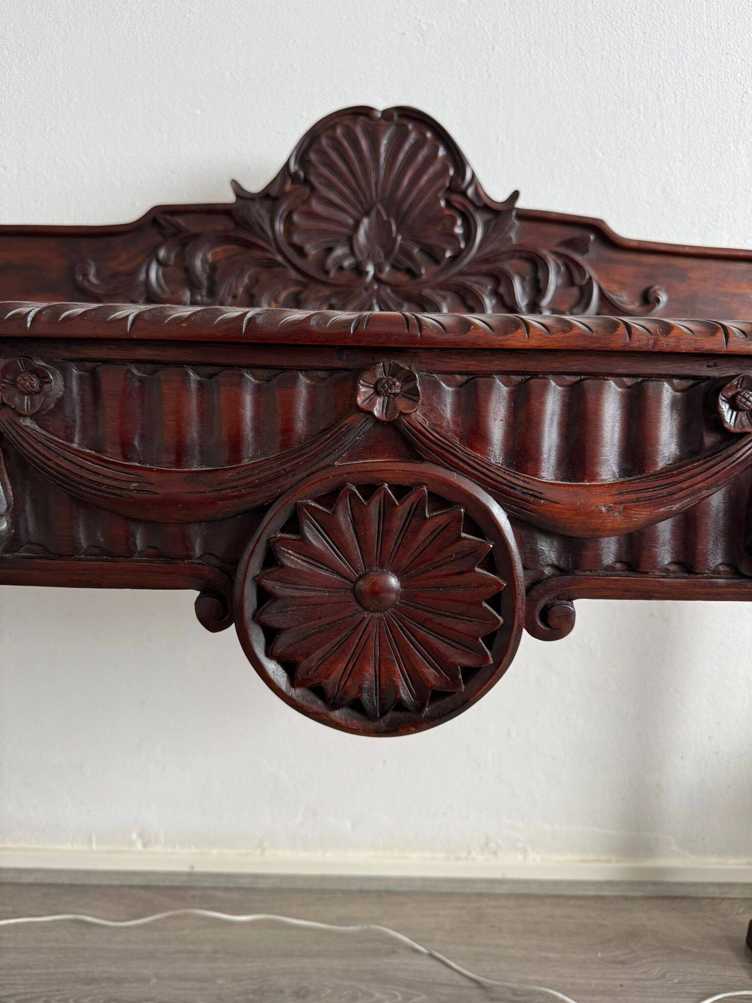 Beautifully carved Edwardian side table