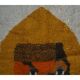 Colorful Berber carpet 242x147cm