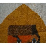 Colorful Berber carpet 242x147cm