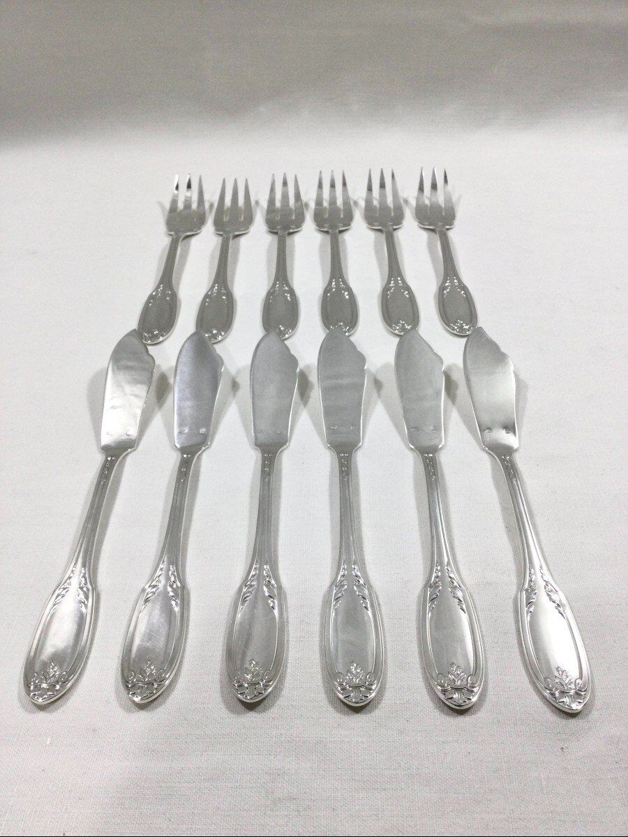 6 cutlery in poisson, François Frionnet