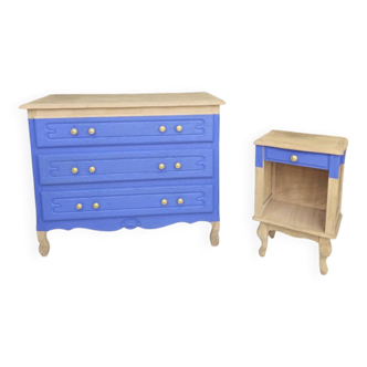 Ensemble commode & chevet revalorisés