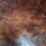 Vintage coffee table, tree-sliced pedestal table