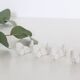 Set of 4 doors cherub knife, porcelain, vintage