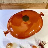 Le Creuzet enameled cast iron casserole dish
