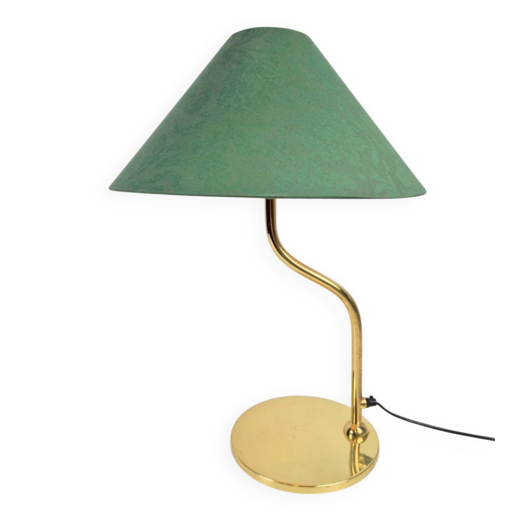 Vintage Regency Brass Table Lamp in the style of Josef Frank, 1960s