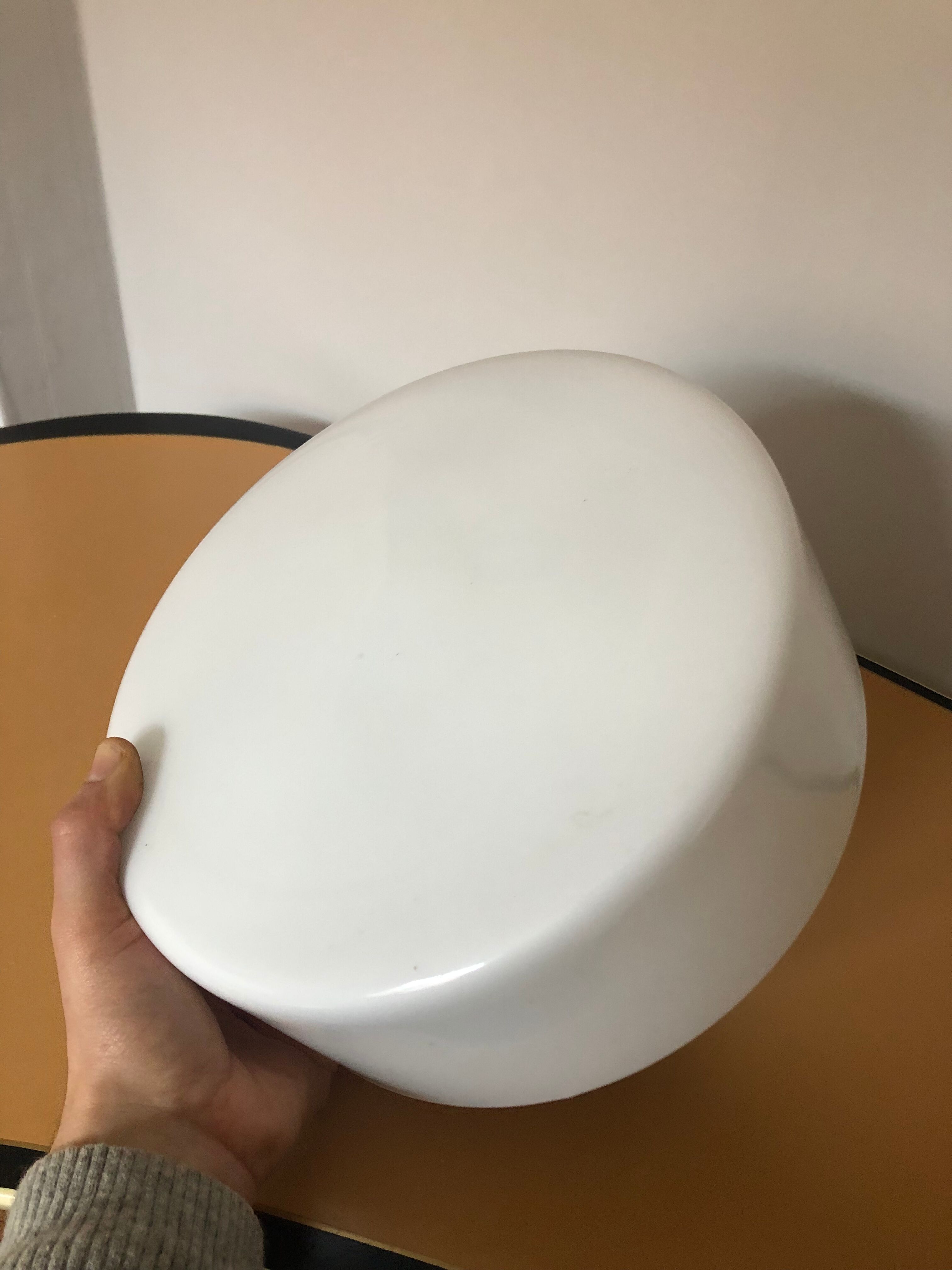 Vintage opaline wall lamp diameter 24.5 cm