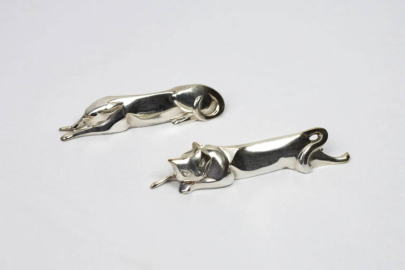 Art Deco animal knife rests Gallia Christofle, Eugène Volynkine