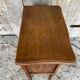 Antique Nightstand Table in Louis XV Style Wood with Vintage Drawer #D894