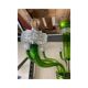 Green Murano Glass Chandelier with Trasparent Rostrato Boubeches from Simoe