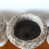 Antique Medici stone planters