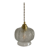 Pendant light with vintage globe