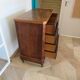 Antique oak burr chest of drawers - 4 drawers - marquetry inlay from the early 21st century