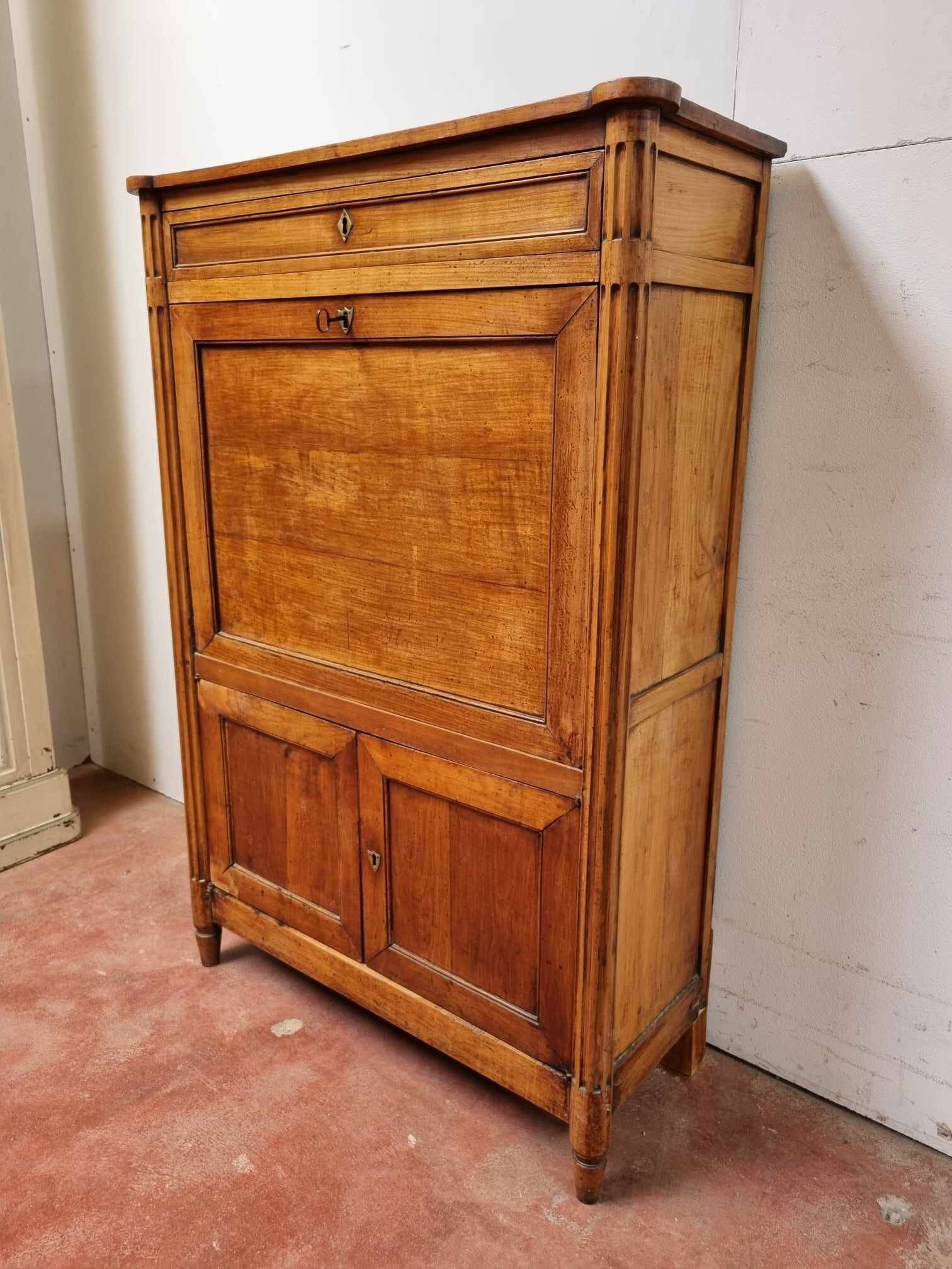 Cherry wood secretary