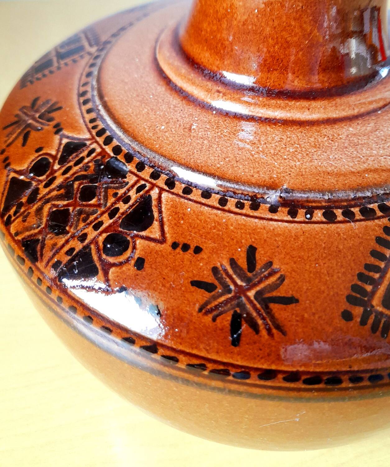 Ceramic lamp base 1960