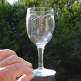 7 engraved glass walking glasses