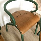 Nursery school chairs by Jacques Hitier, 50s