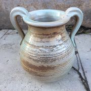 Jarre ou vase en terre bleue 33 x 29 cm