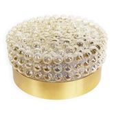 Superbe plafonnier à bulles de verre (26 cm) par Helena Tynell pour Glashut