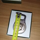 Christofle bottle opener silver metal box