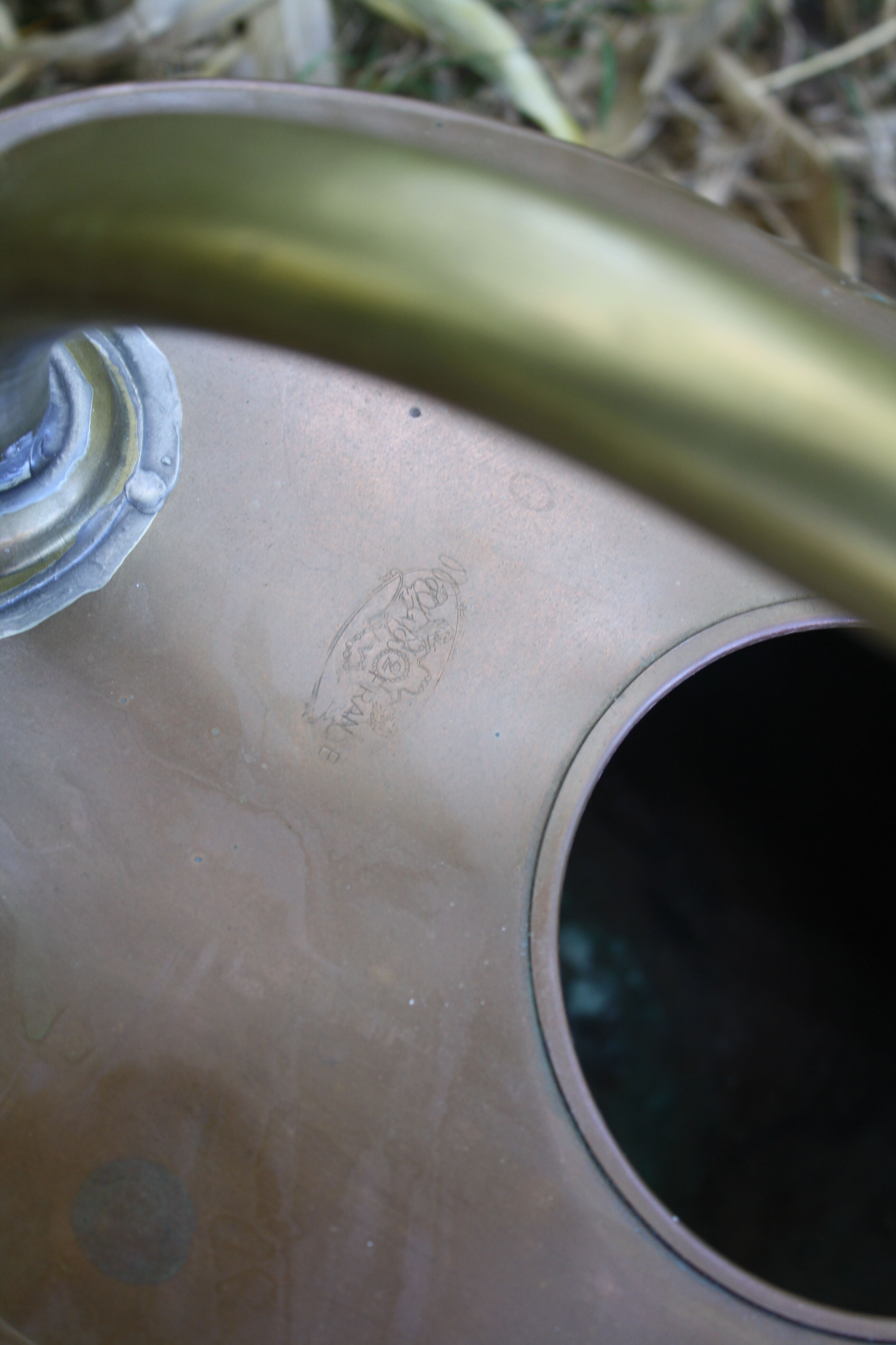 Vintage copper watering can