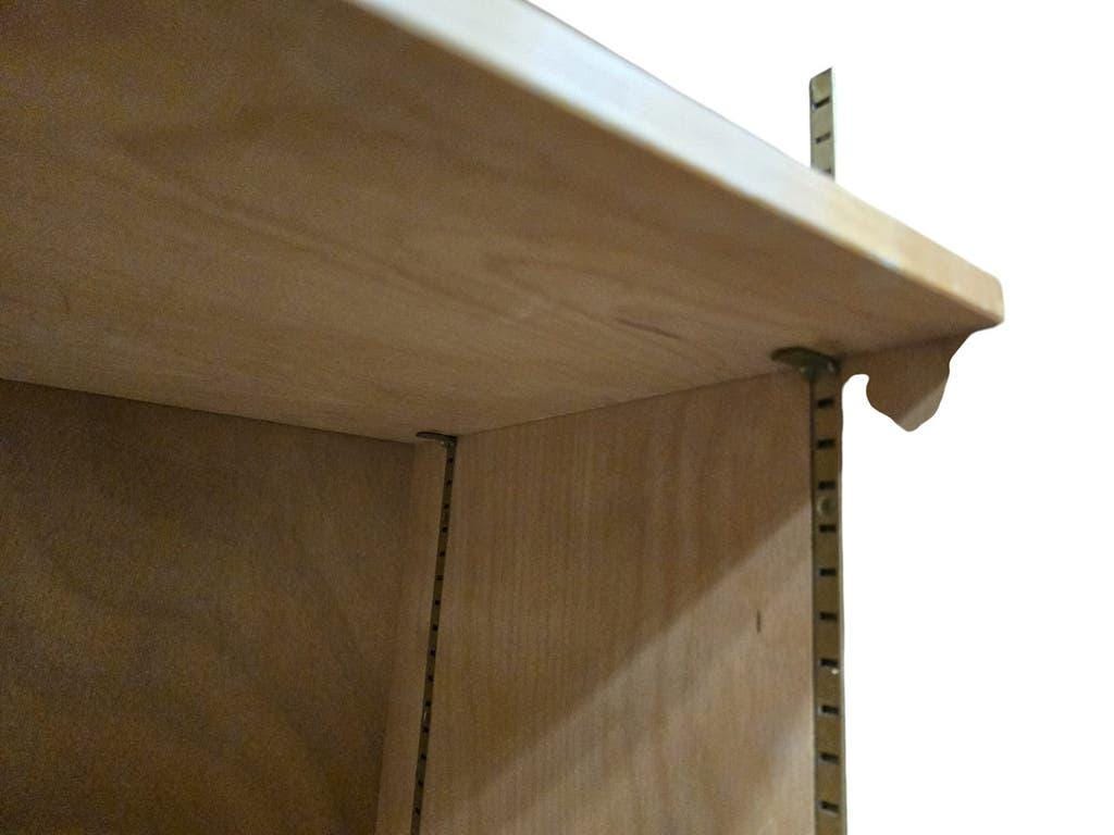 Vintage wooden archive cabinet / curtain cabinet / compartment cabinet