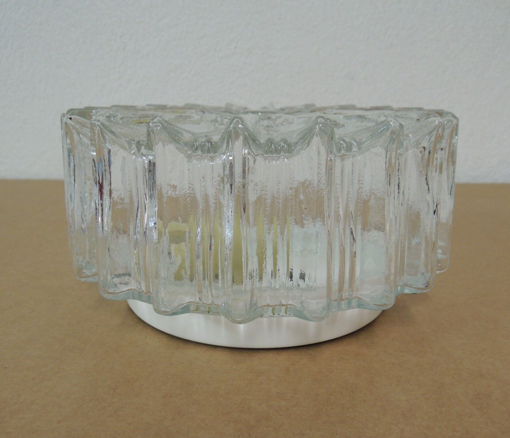 Small glass ceiling light