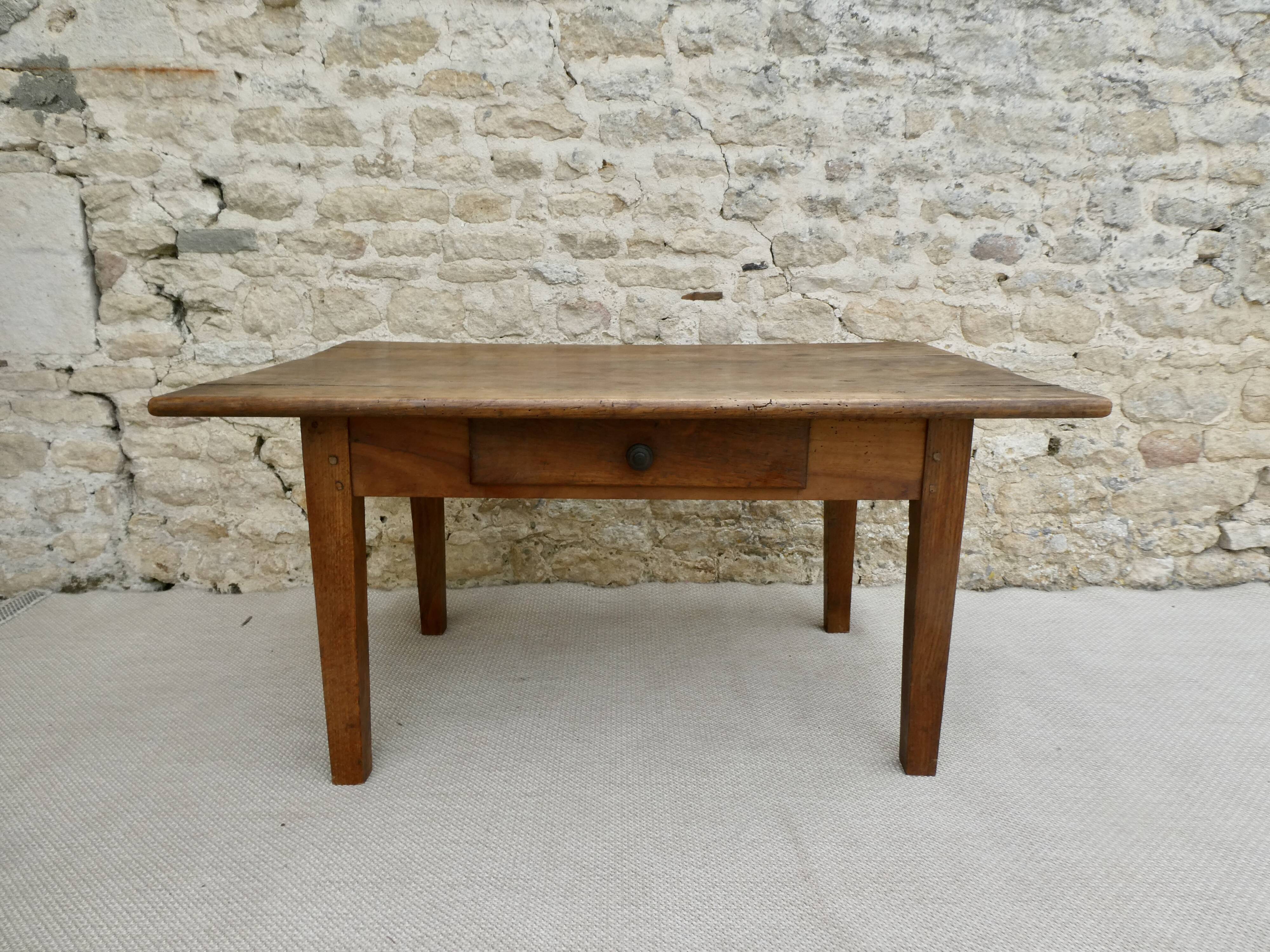 Farmhouse coffee table, walnut