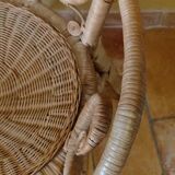 Fauteuil Peacock rotin